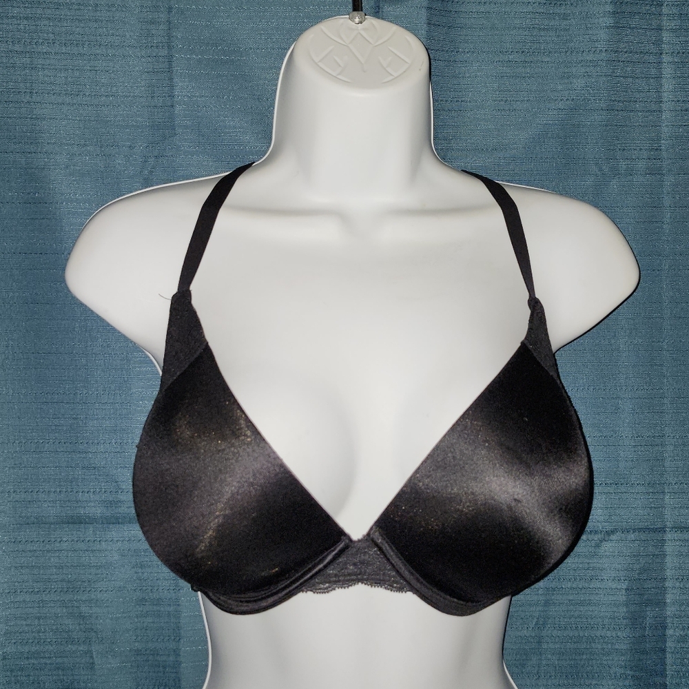 (3/$25) Maidenform Black Bra